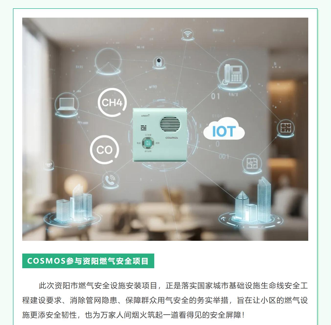 COSMOS参与资阳城区燃气安全设施新装项目(图2)